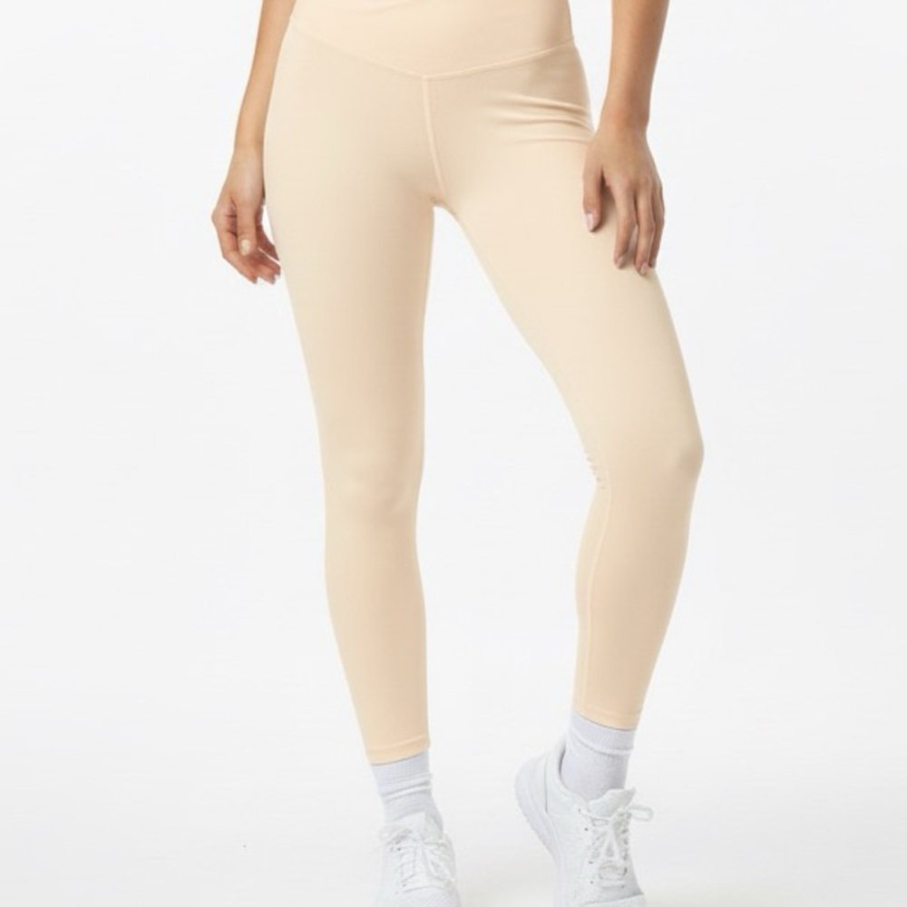 NWT MIKA Women’s High Waisted Eggshell White Kaya Leggings
